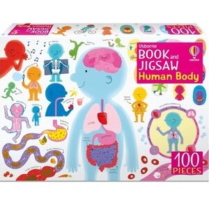 The Human Body 100-Piece Jigsaw Puzzle And Book